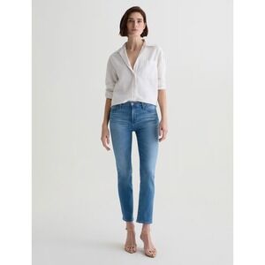 AG Adriano Goldschmied Prima Ankle Cigarette Ankle Jeans Medium Wash Size 28R